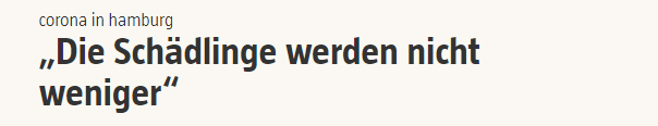 DVS-Schädlingsbekämpfung in der TAZ